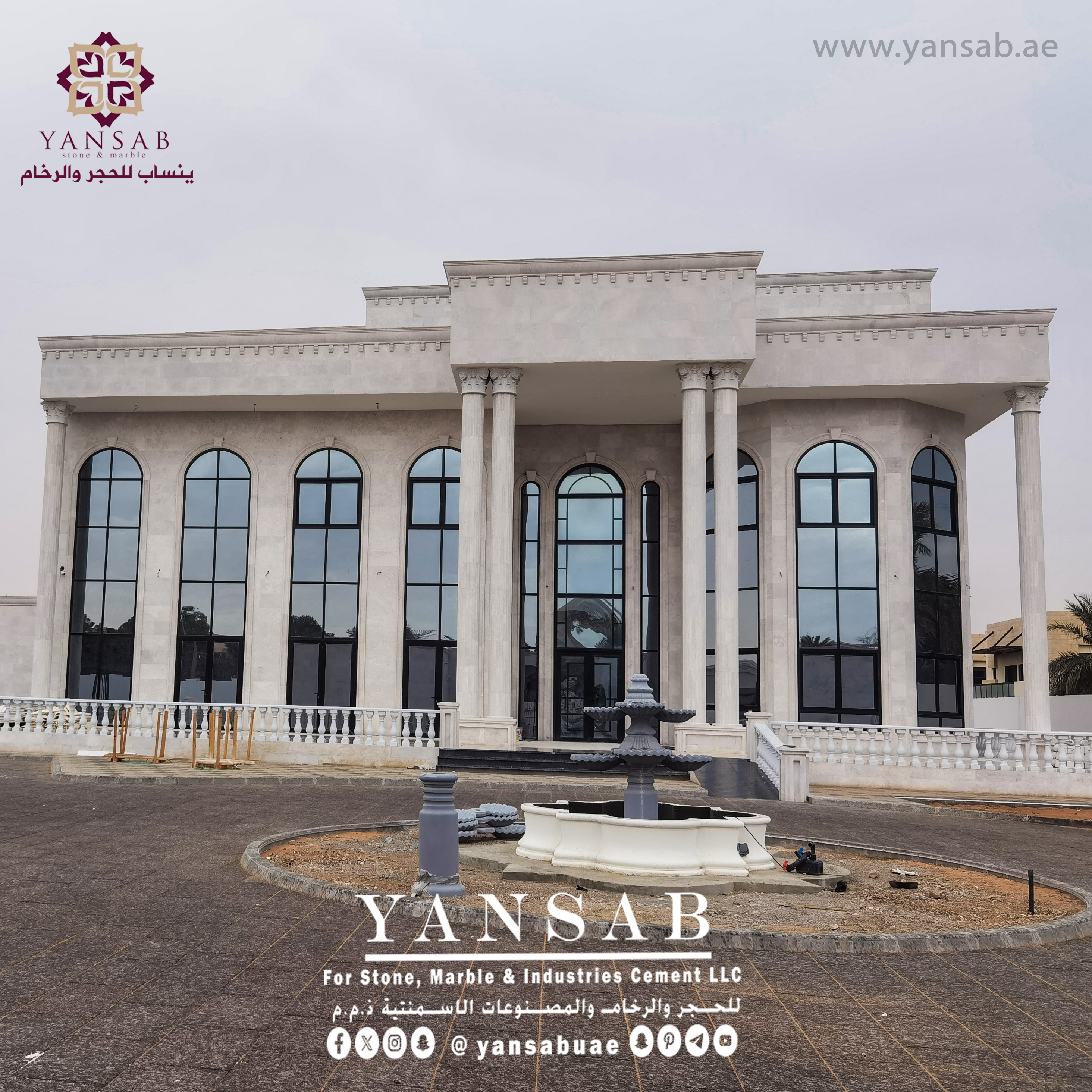 Luxury Residential Villa with Calibrated Omani Stone Facade, Abu Dhabi - 3