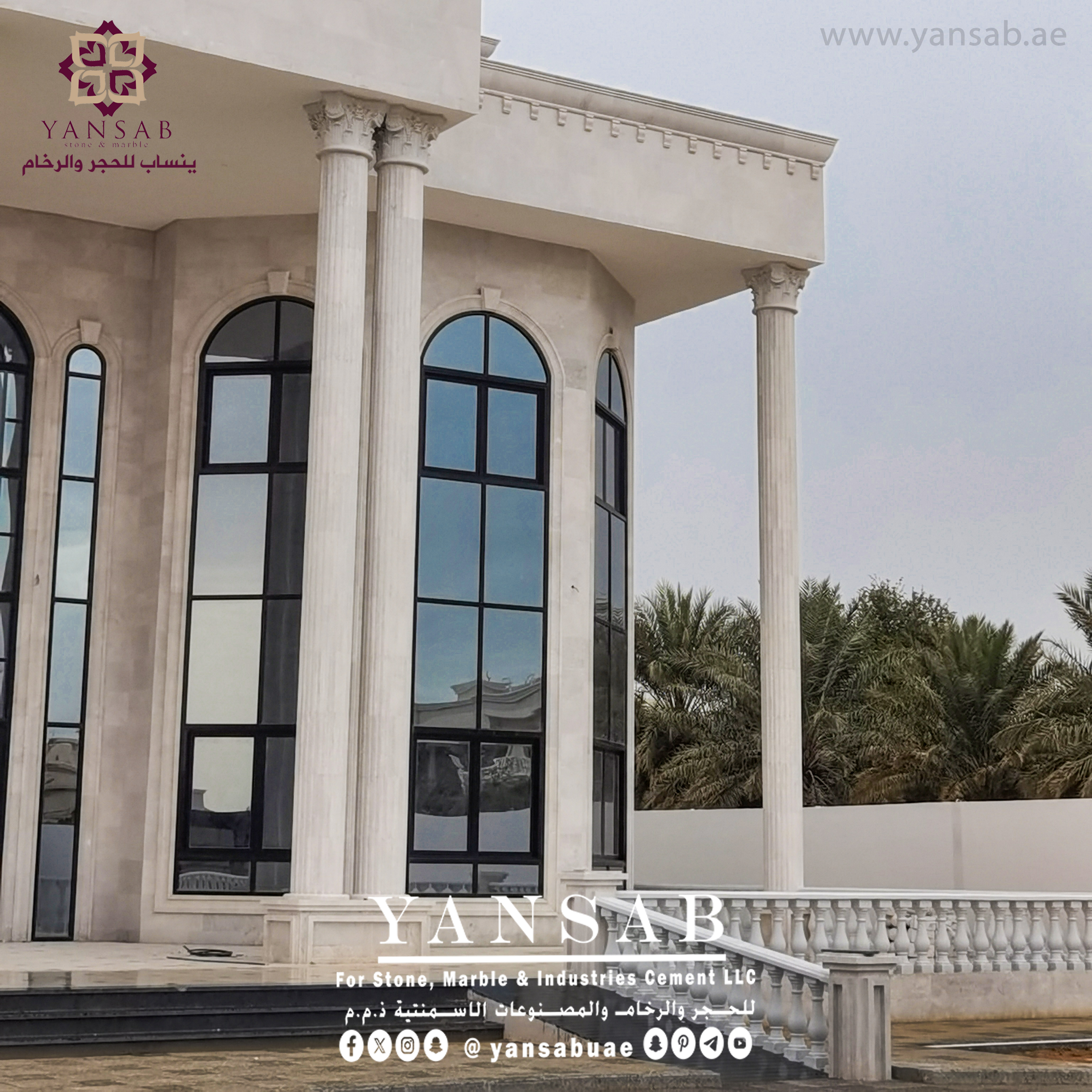 Luxury Residential Villa with Calibrated Omani Stone Facade, Abu Dhabi - 5